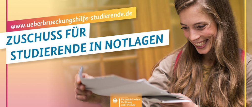 Überbrückungshilfe für Studierende: Bearbeitung der Anträge läuft ...